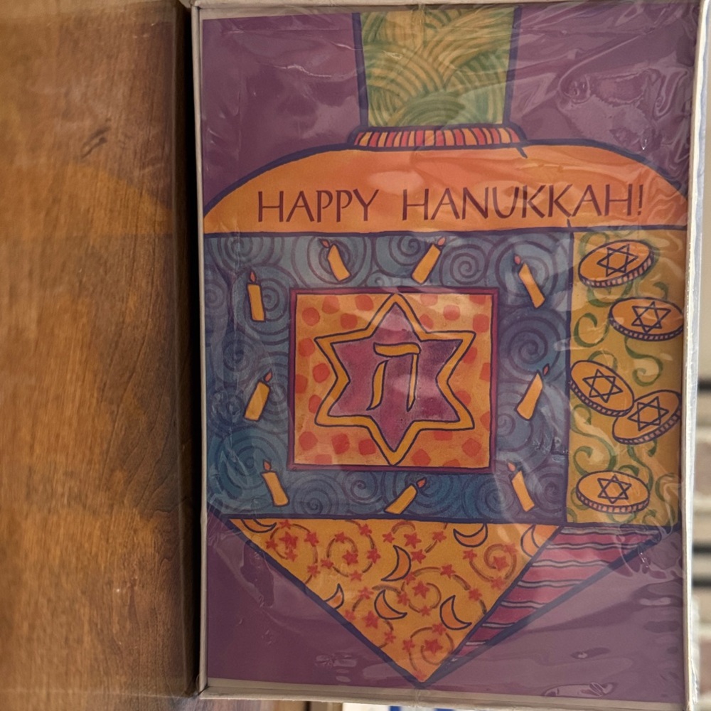 Colorful Hanukkah Greeting Cards